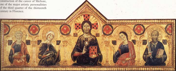 The Benediction of Christ with the Virgin and SS.Peter,John the Evangelist,and Paul